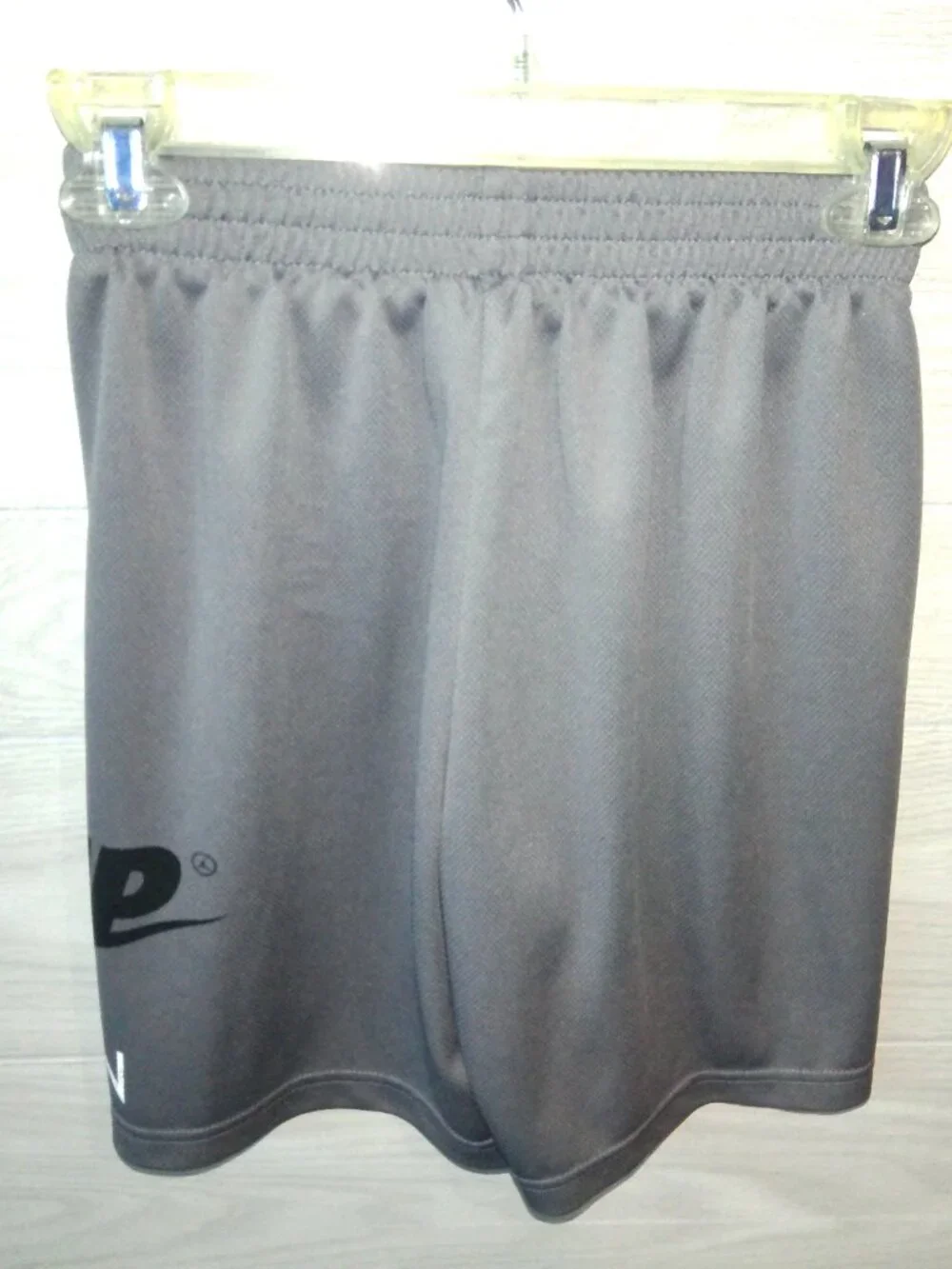 Nike Jordan Jumpman Shorts Boy's Size M Gray Elastic Waist Polyester Defects